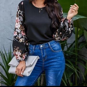 Long sleeve blouse